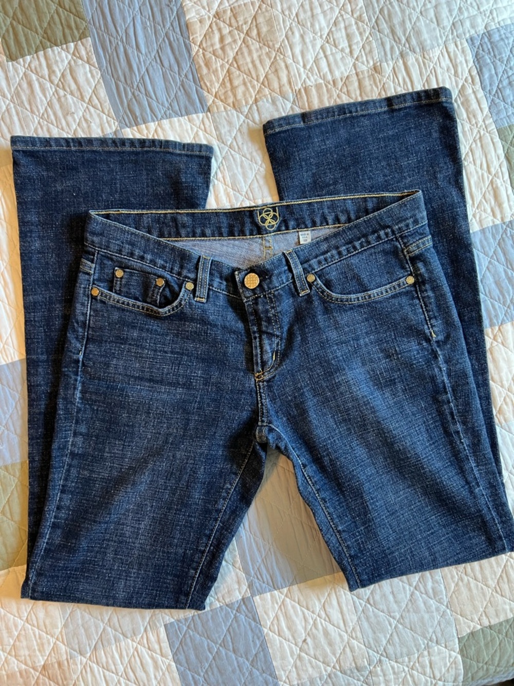 Y2K Bebe Low Rise Jeans Carmen Blue Denim